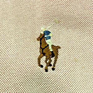 Ralph Lauren Yarmouth Oxford Men's 17.5/35 Pink Chambray Button Down Pony Shirt